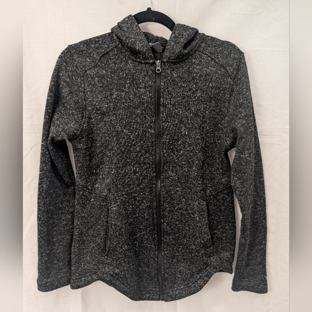 Eddie Bauer Women's Fleece-Lined Gray Hoodie, Size Small